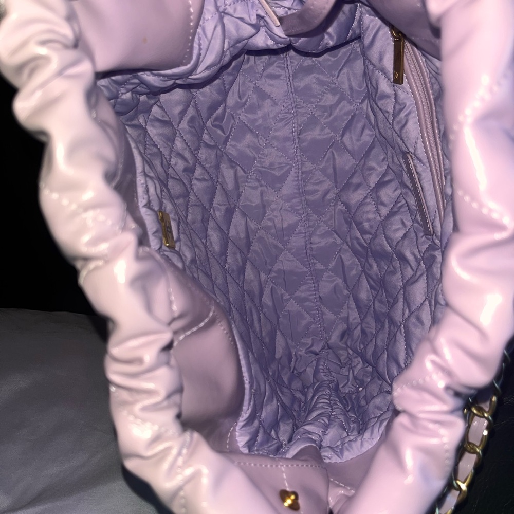 Lavender shoulder bag